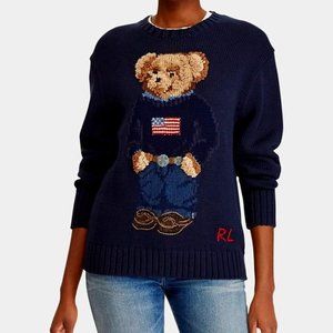 NWT Ralph Lauren Vintage Teddy Bear Sweater